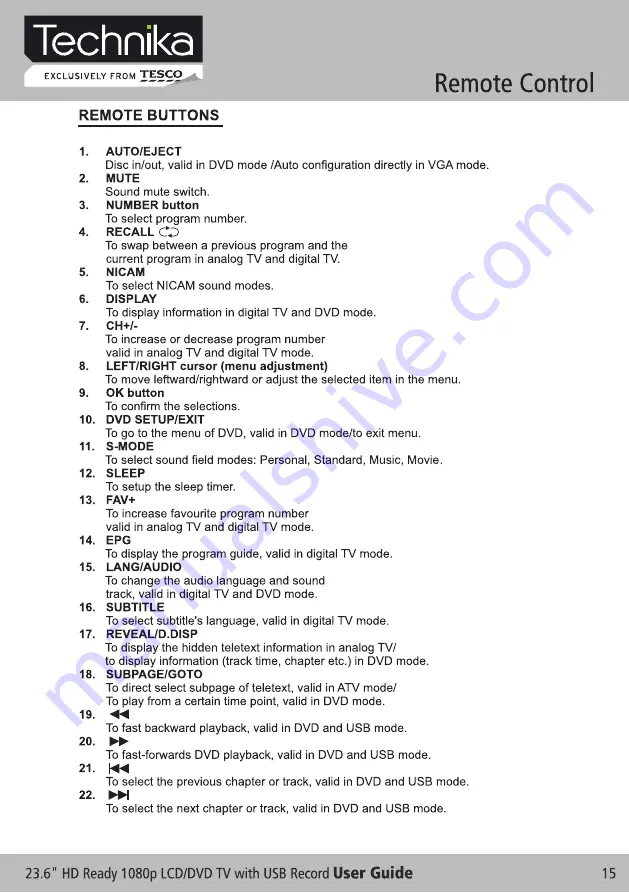 Technika LCD 24-621 User Manual Download Page 15