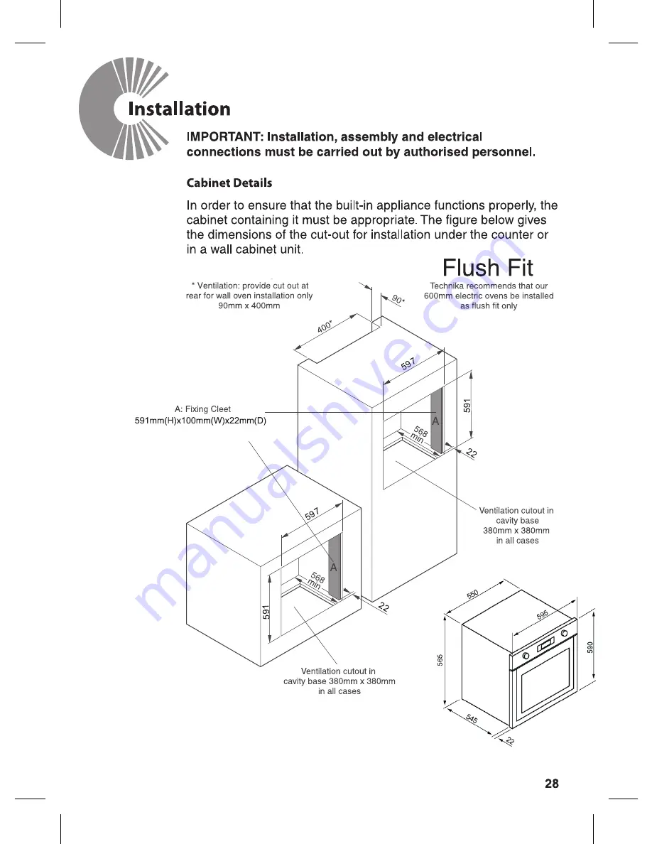 Technika TO66PSS-5 Instructions For Use Manual Download Page 28