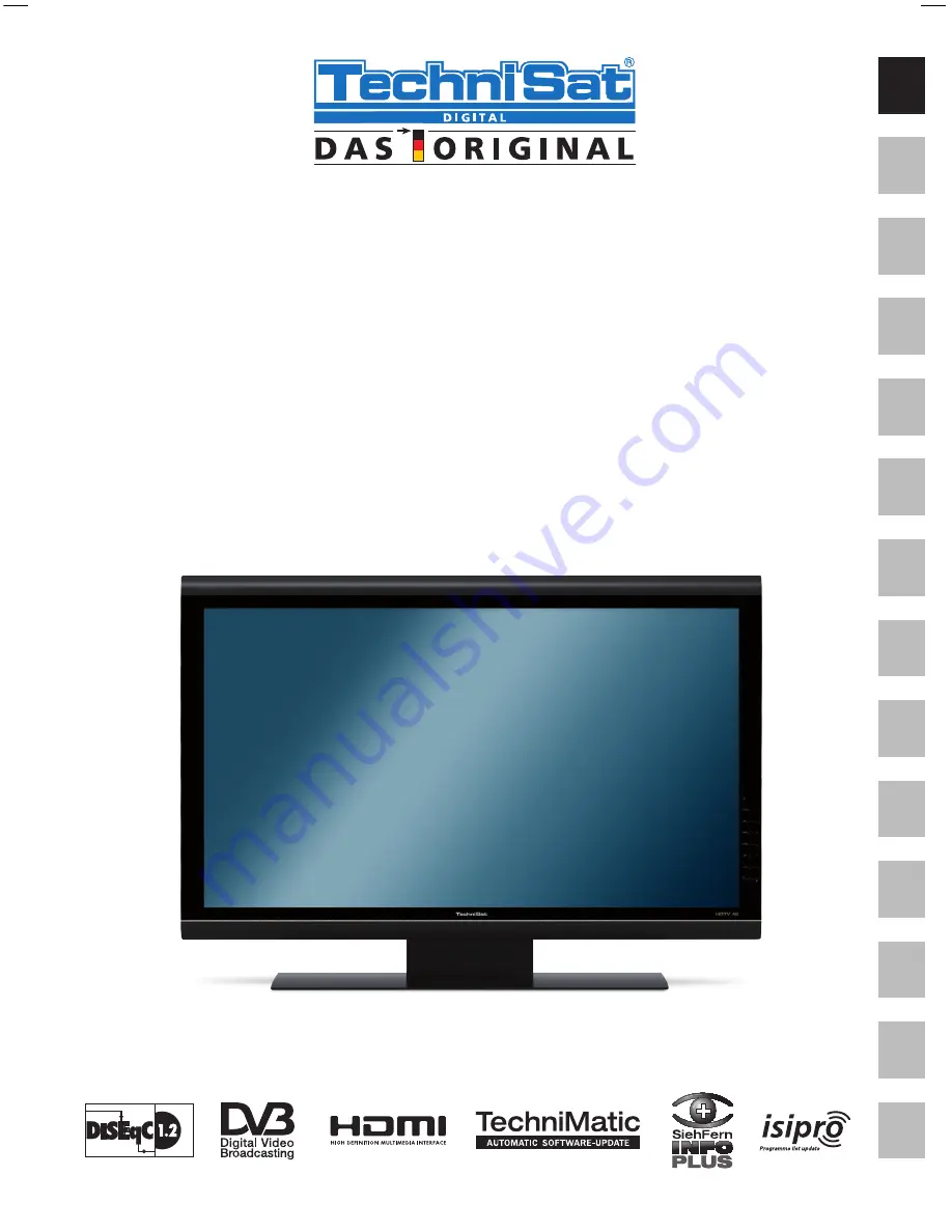 TechniSat HD-VISION 40 PVR Quick Start Manual Download Page 1