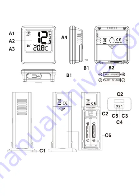 Techno Line WS 9114 Instruction Manual Download Page 4