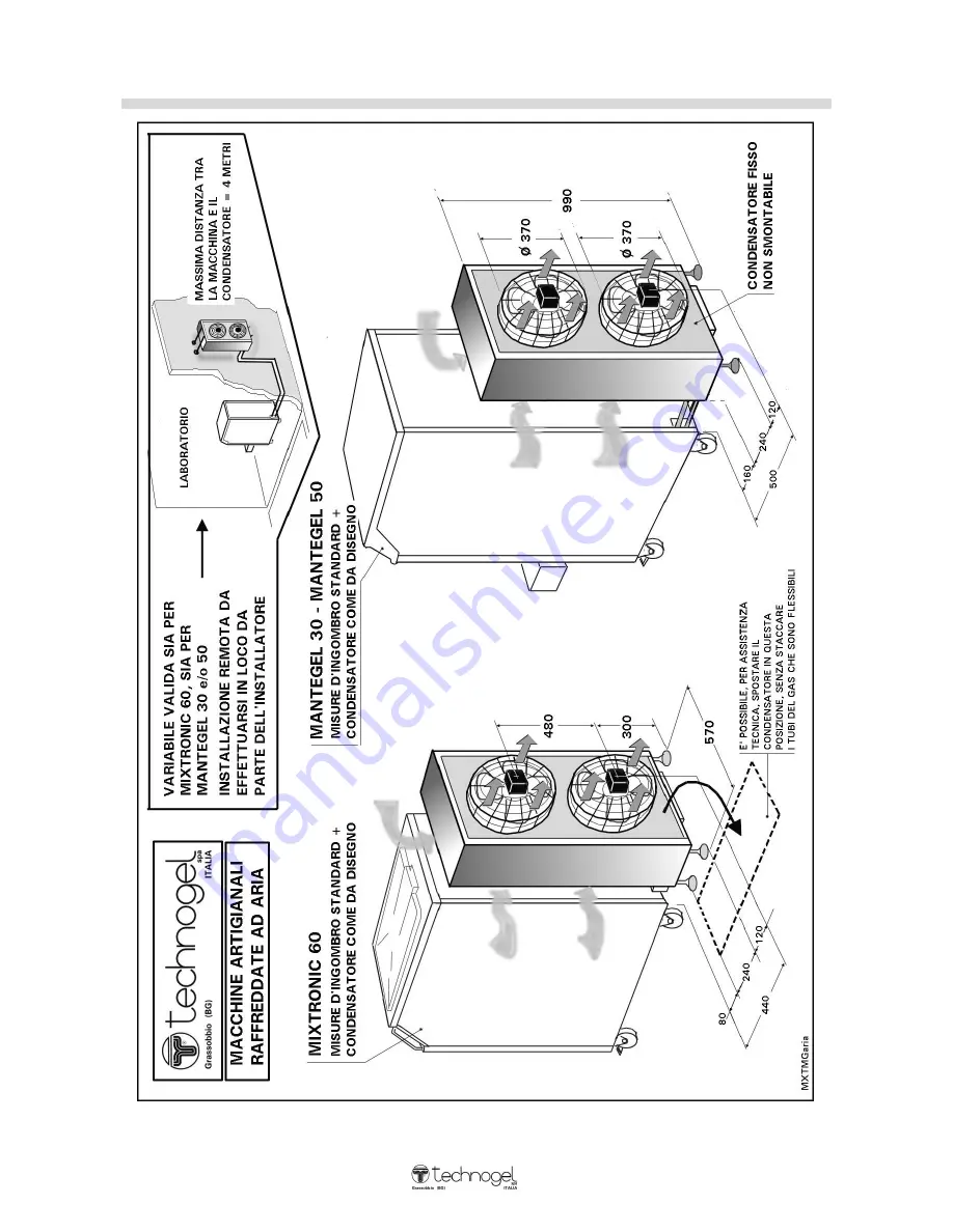 Technogel Mantegel 20 Instructions For Installation, Use And Maintenance Manual Download Page 115