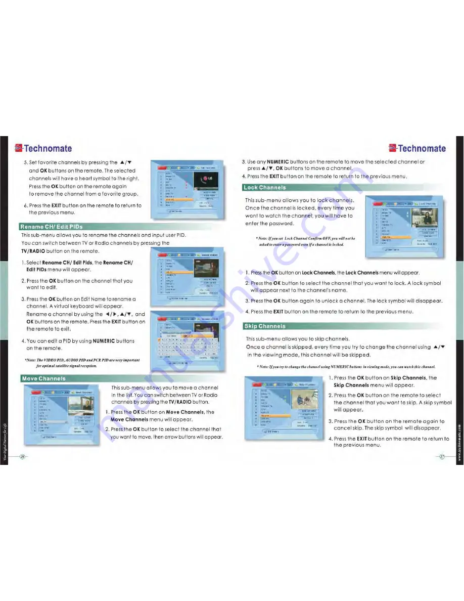 Technomate TM-5402 HD User Manual Download Page 14