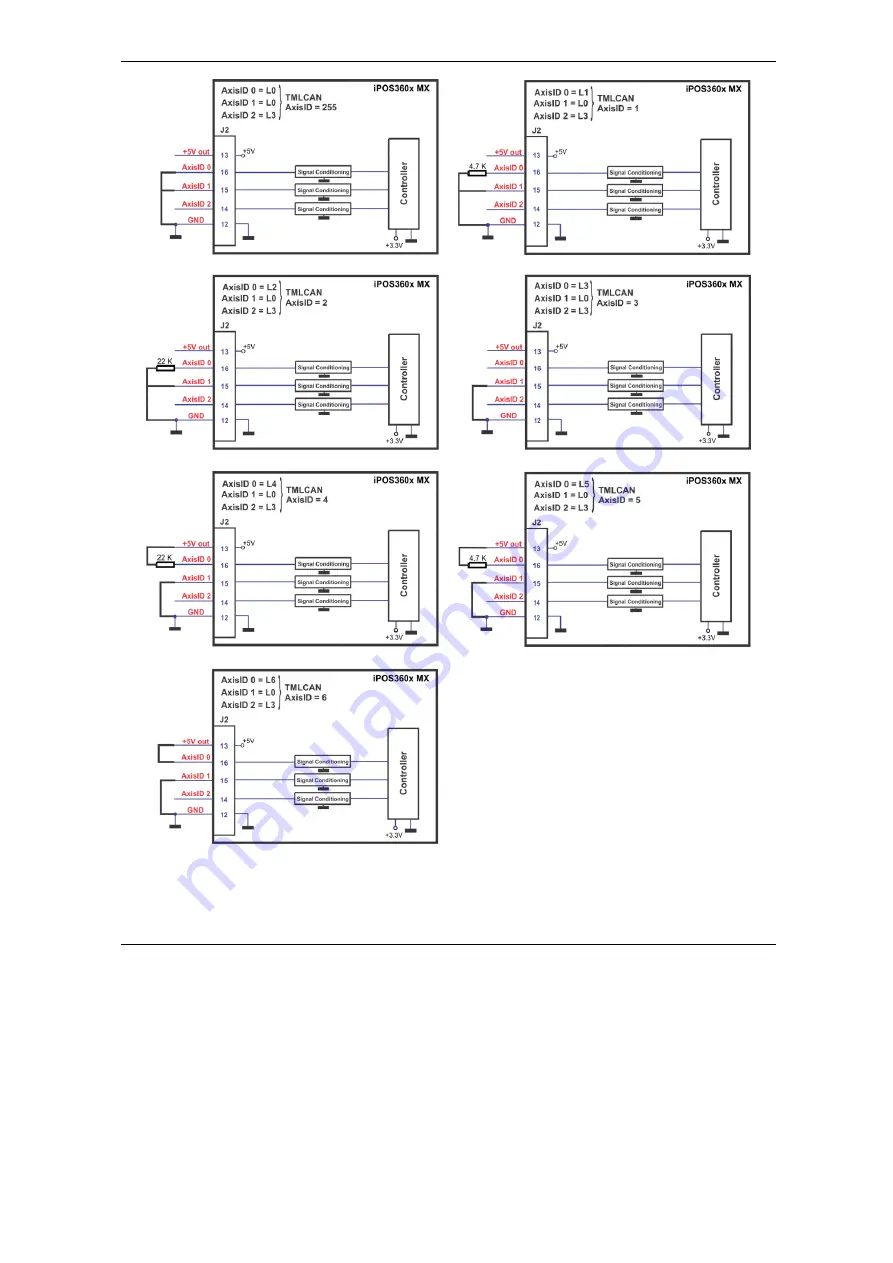 Technosoft iPOS360x MX Technical Reference Download Page 45