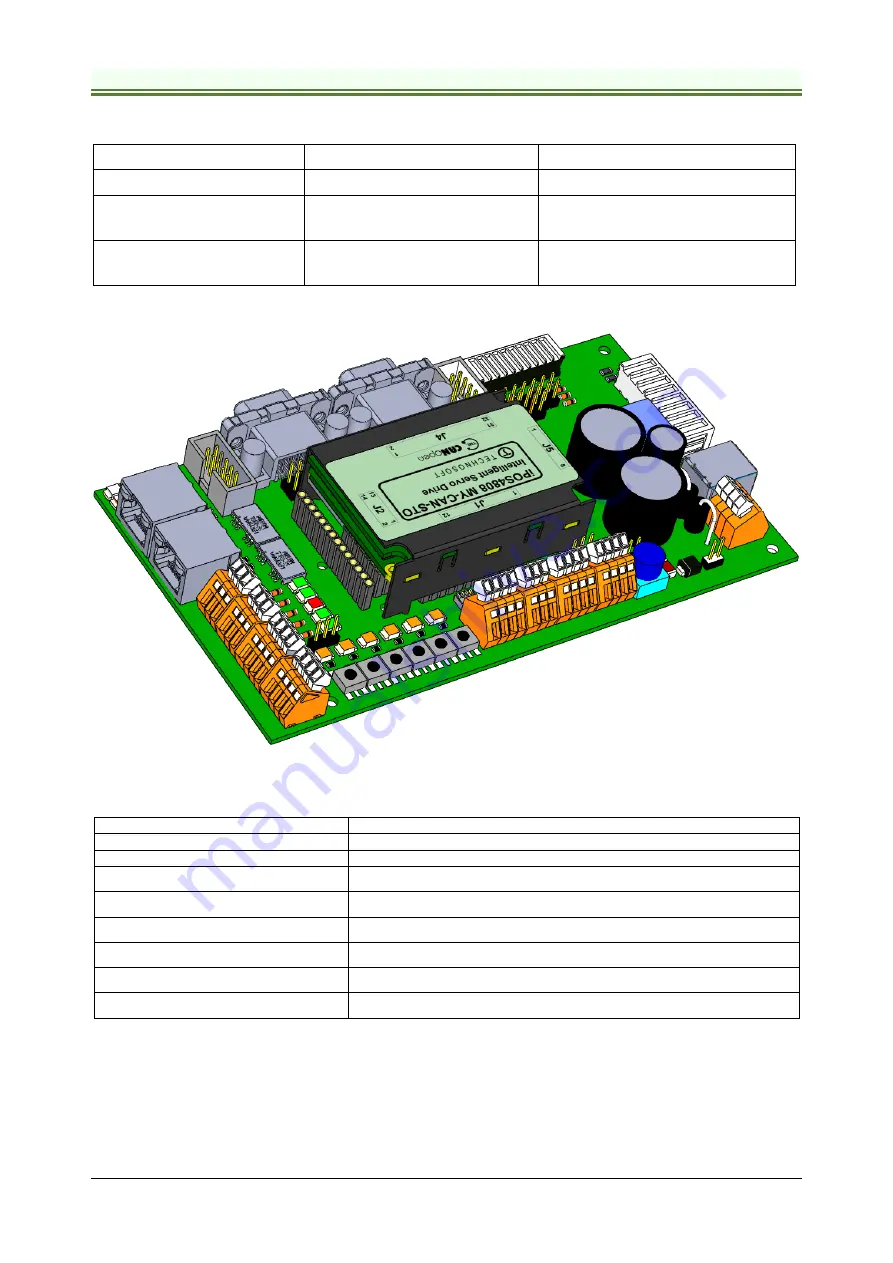 Technosoft iPOS4808 MYCAN-STO Technical Reference Download Page 12