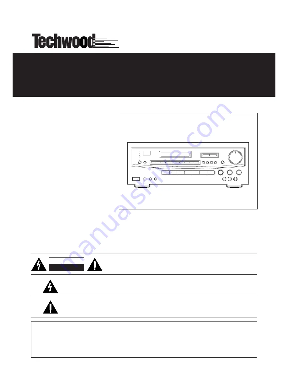 TECHWOOD STR-84 Скачать руководство пользователя страница 1