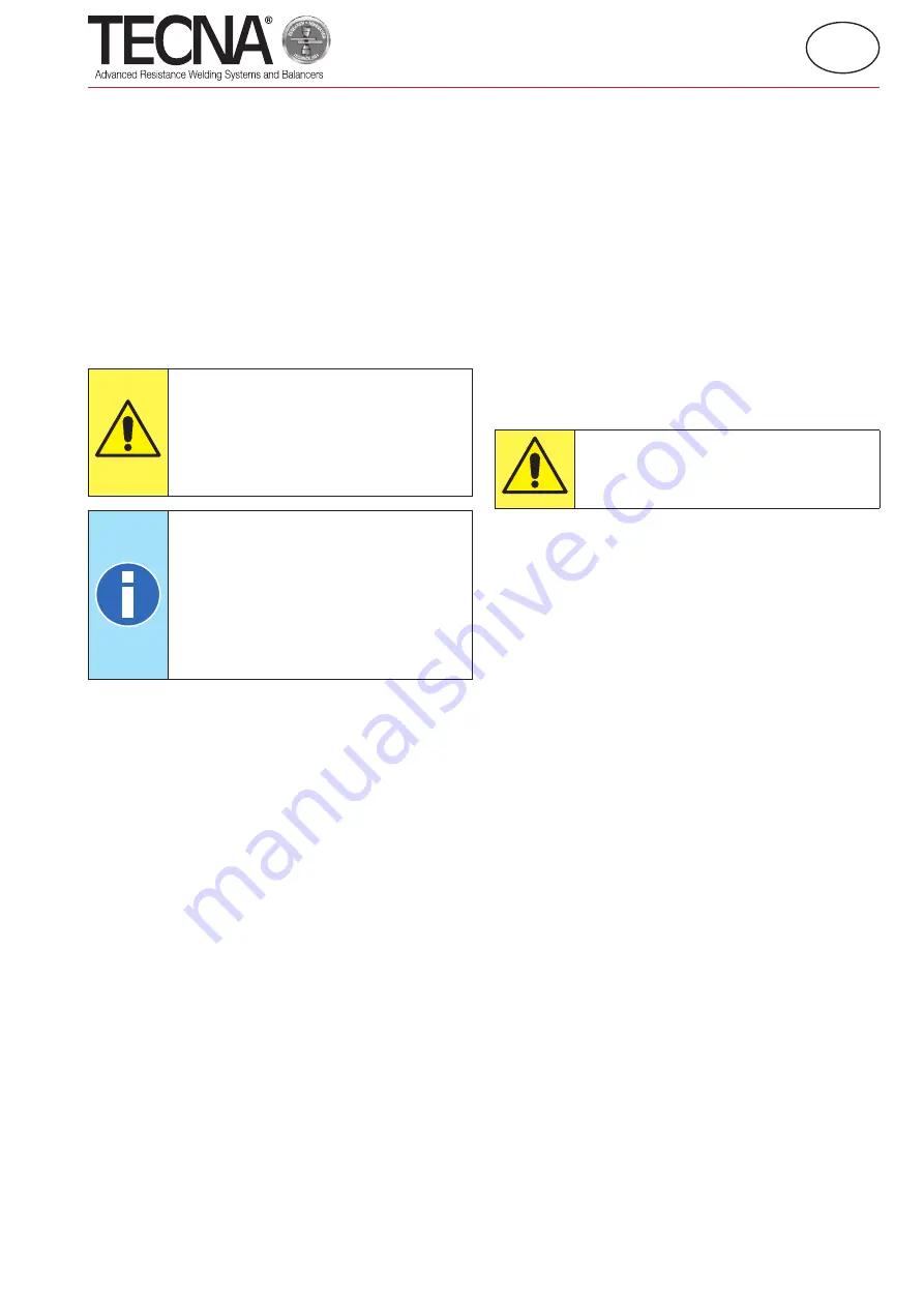 TECNA 3680 Use And Maintenance Manual Download Page 117