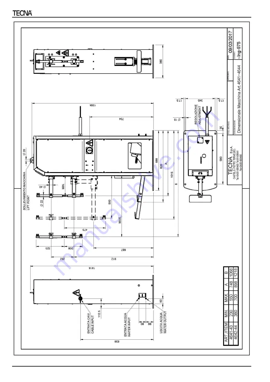 TECNA 4640N Installation And Use Manual Download Page 28