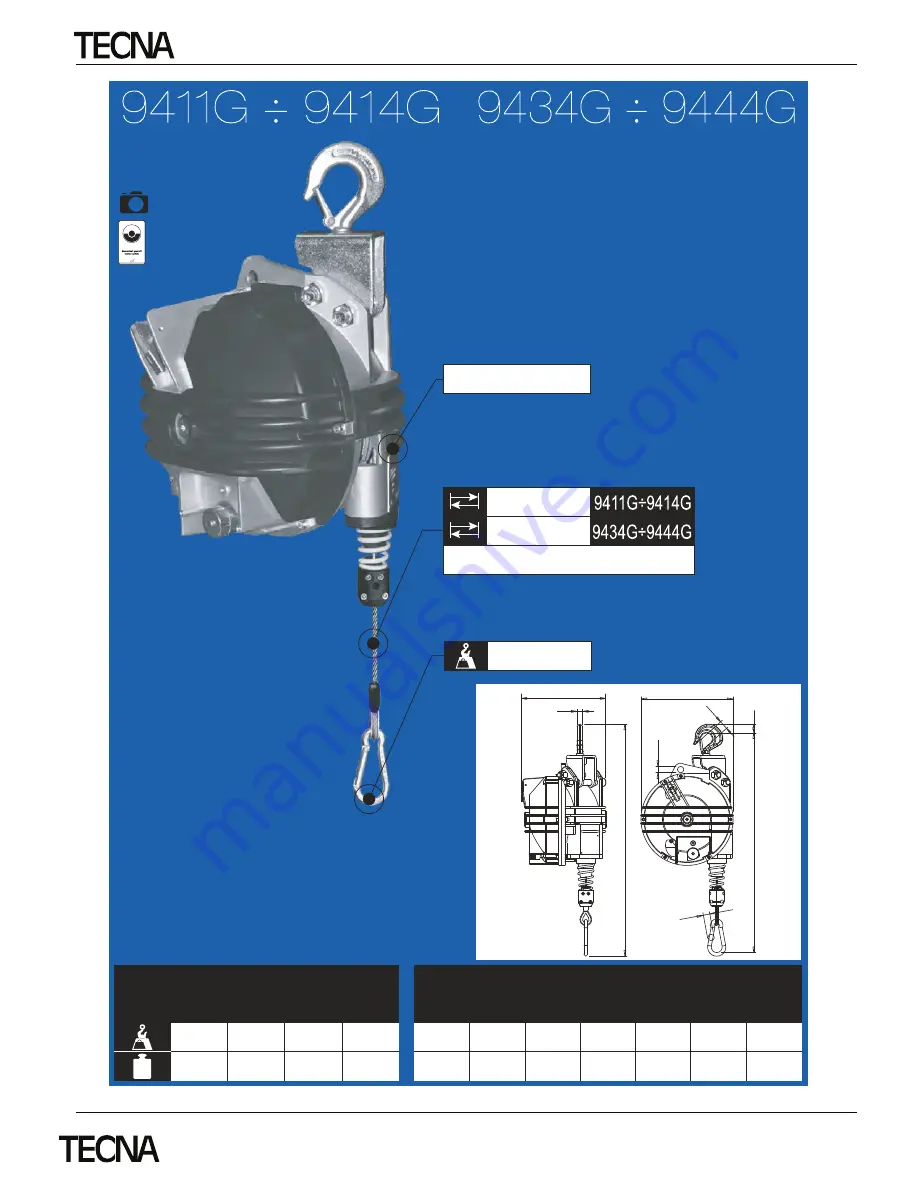 TECNA 9411 Manual Download Page 3