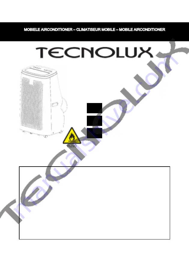 Tecnolux JC16CA20B Instruction Manual Download Page 1