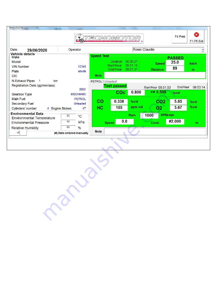 TECNOMOTOR 810 User Manual Download Page 200