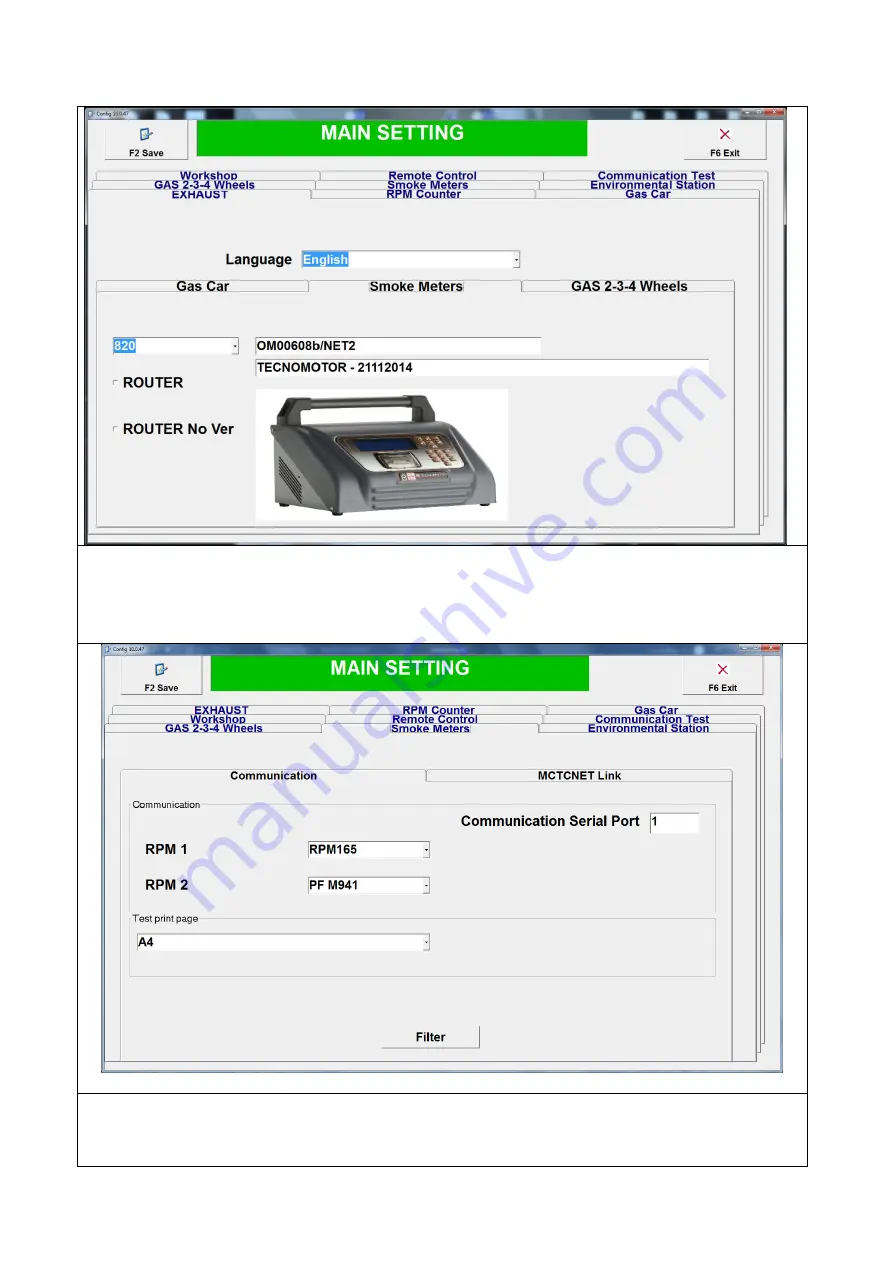 TECNOMOTOR 820 User Manual Download Page 235