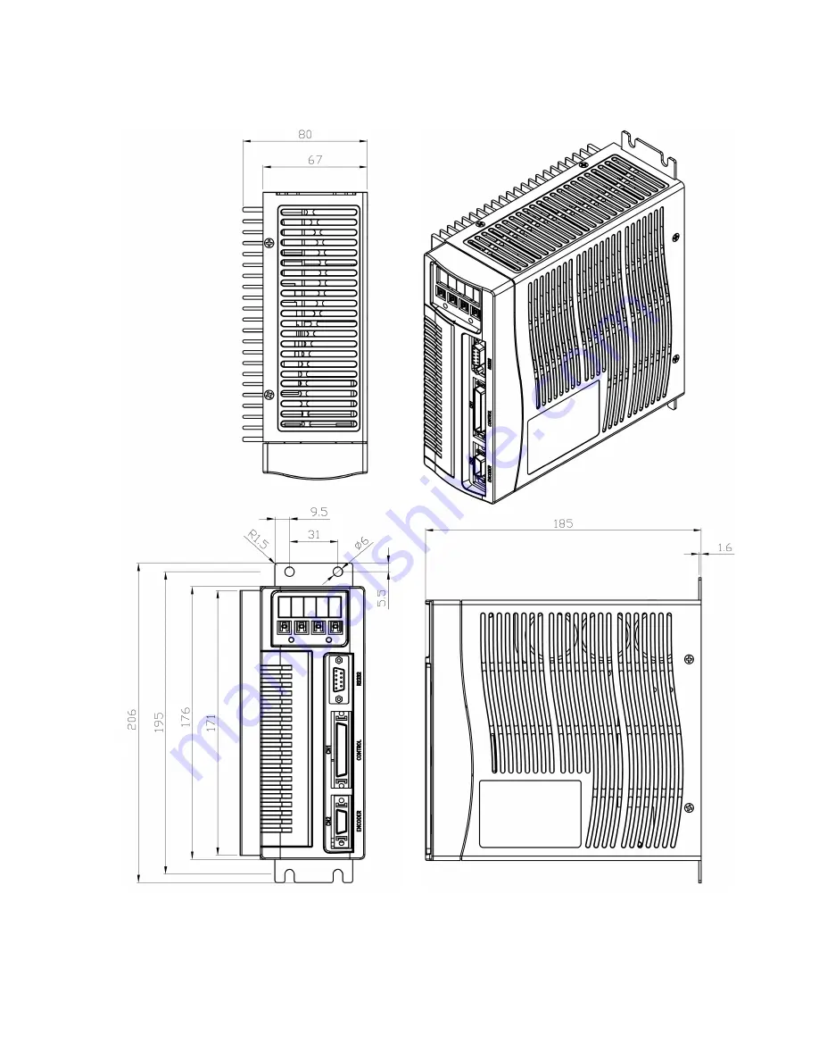 Teco Electro Drives TSTA Series Installation And Operation Manual Download Page 207