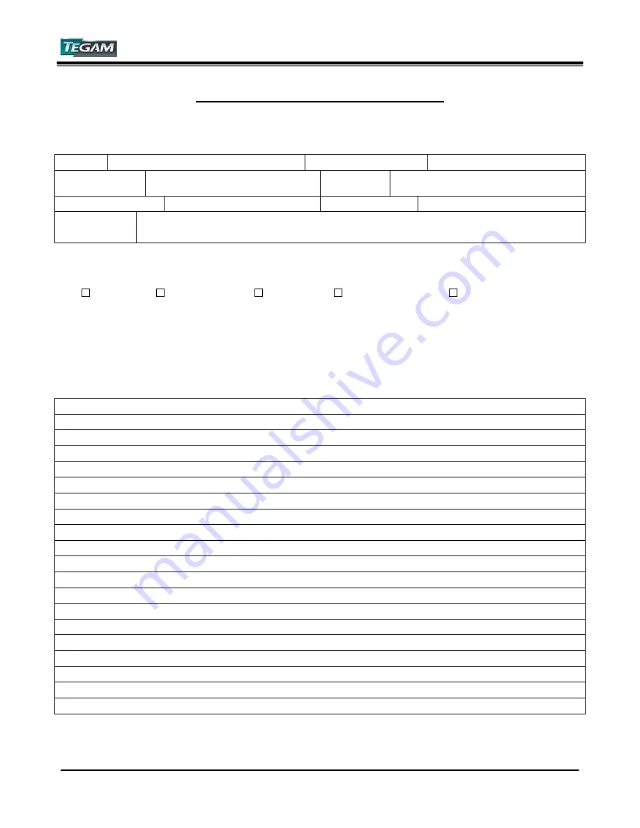 Tegam F1125 Instruction And Service Manual Download Page 44