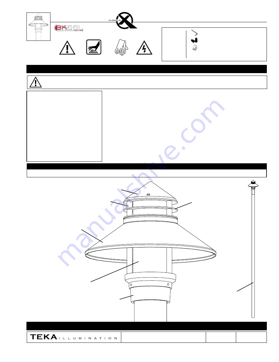 Teka BKSSL BPM Safety And Installation Instructions Manual Download Page 1