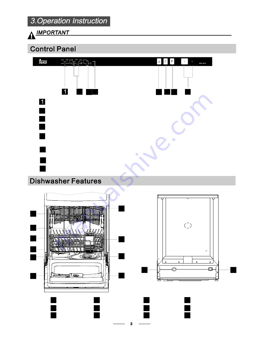 Teka DW7 56 FI Instruction Manual Download Page 7