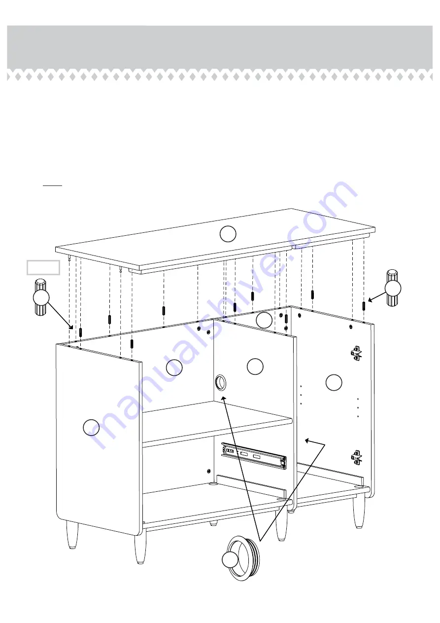 Teknik Credenza 5421317 Instruction Booklet Download Page 19