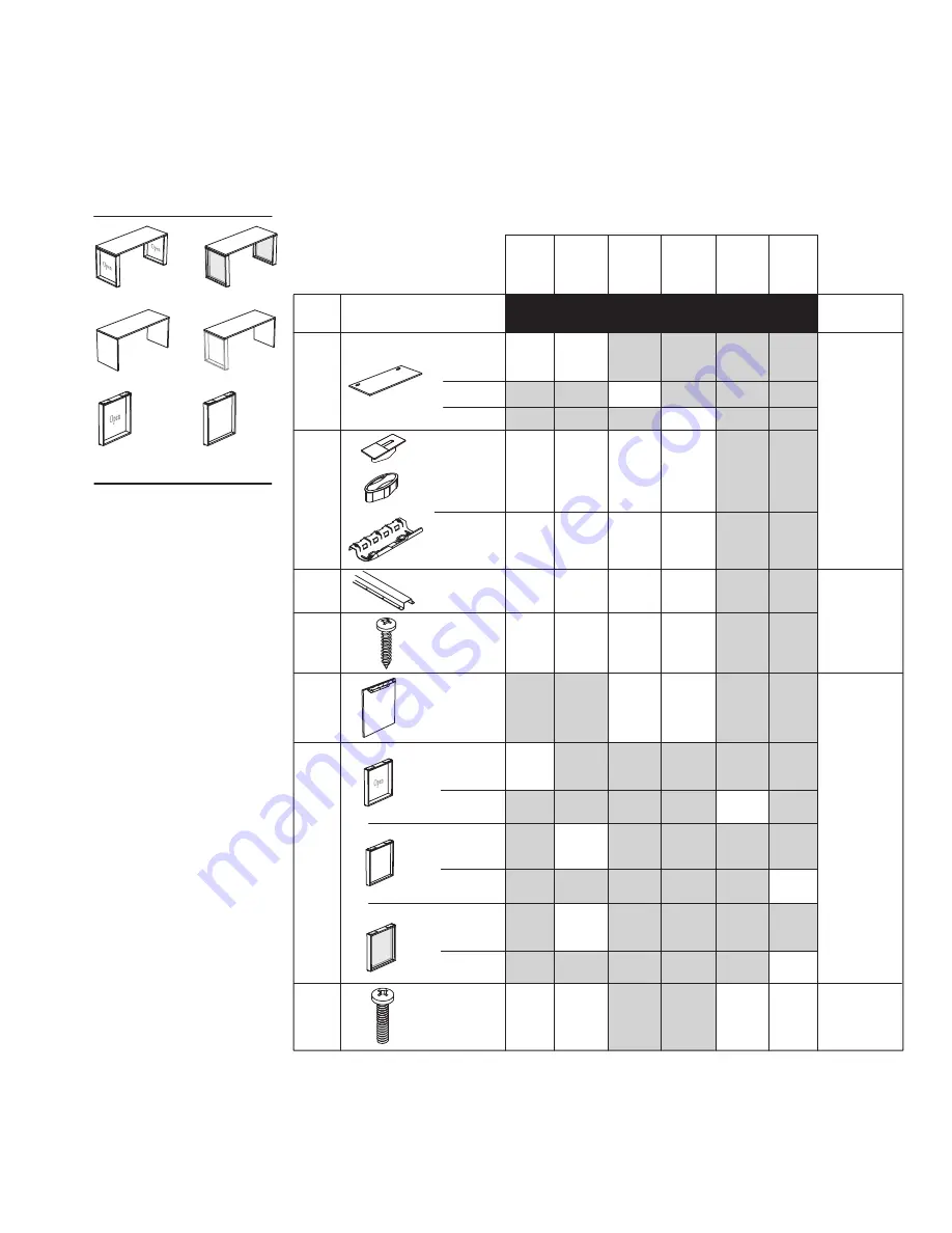 Teknion B_MDWO Installation Manuals Download Page 1