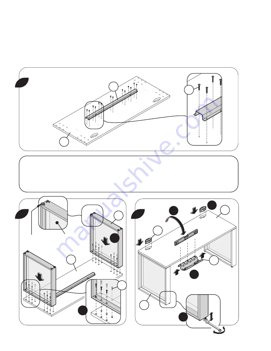 Teknion B_MDWO Installation Manuals Download Page 2