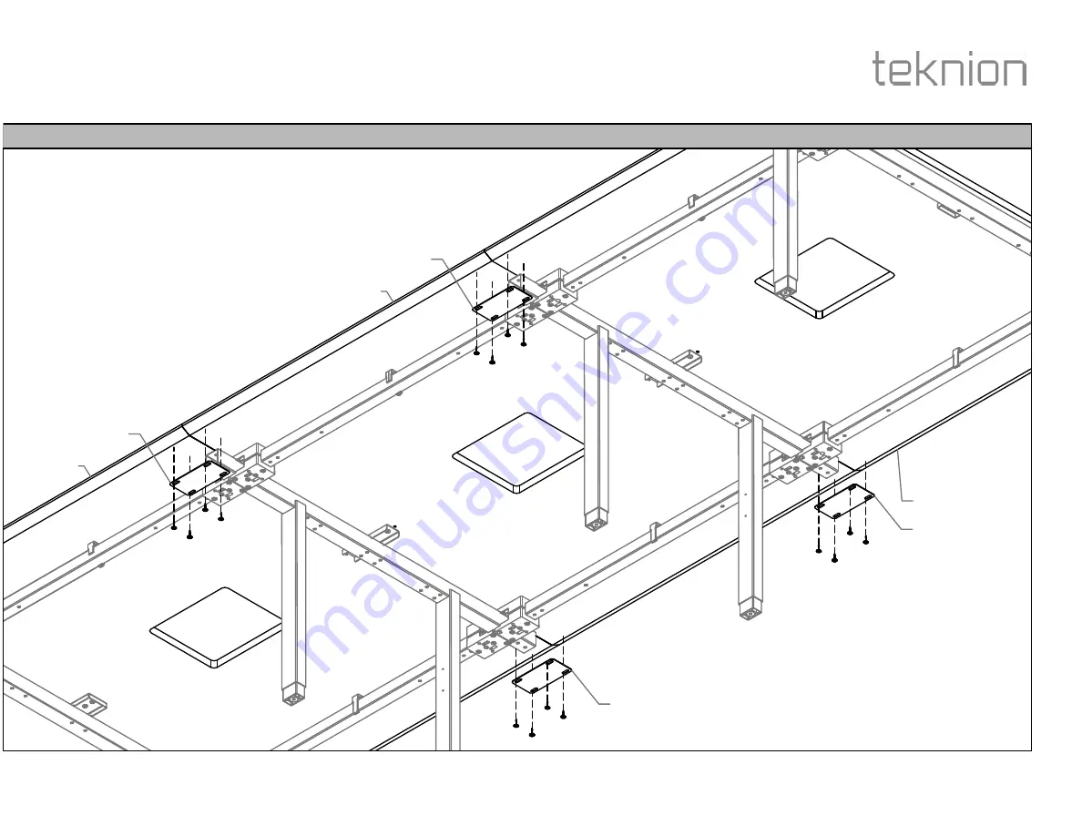 Teknion Beginning Work Table Installation Manual Download Page 18