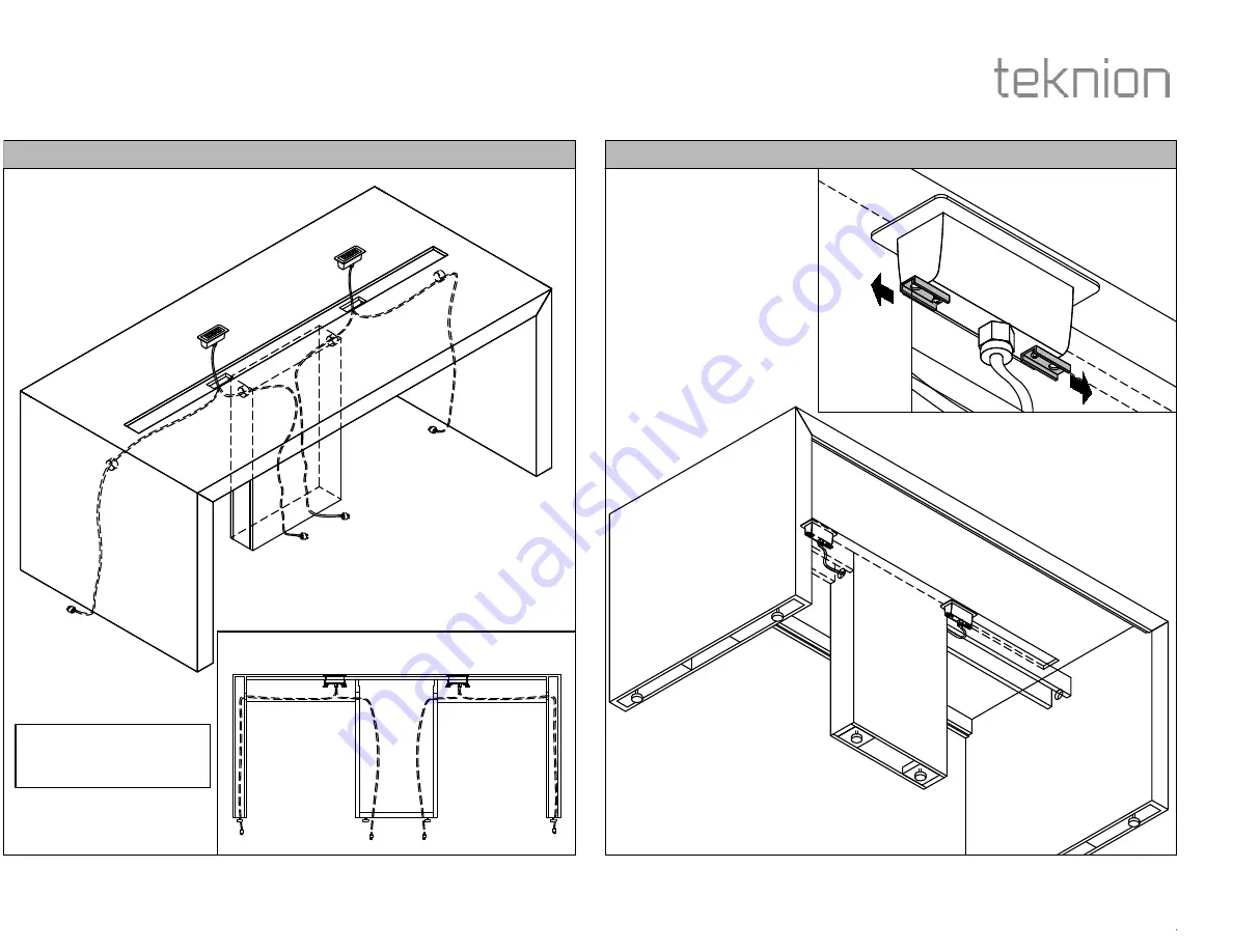 Teknion Custom wood C+D CWTF Installation Manuals Download Page 6