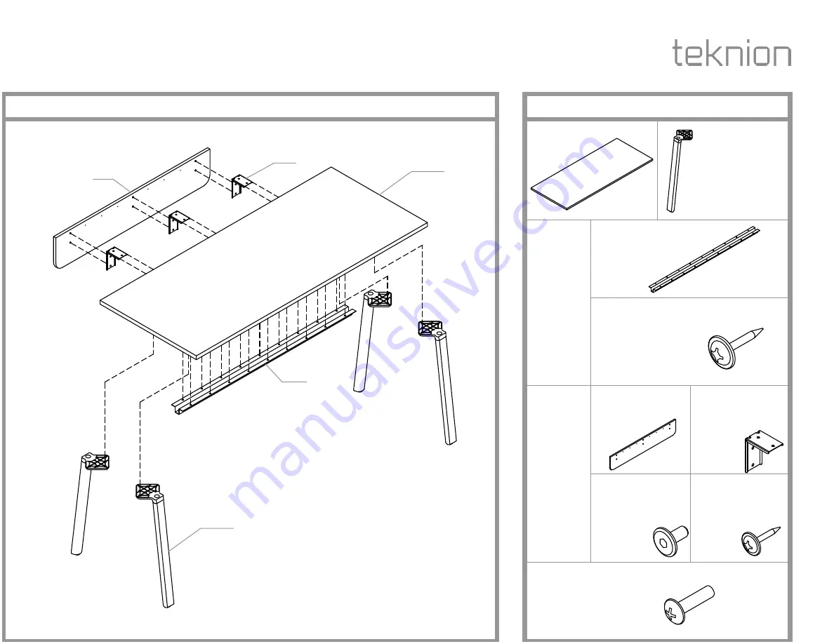 Teknion Emote Installation Manual Download Page 1