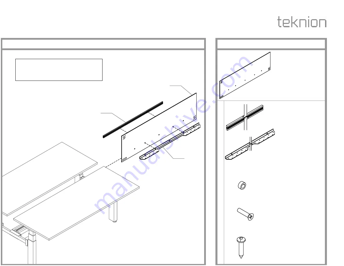 Teknion HABCDG Series Installation Manuals Download Page 1