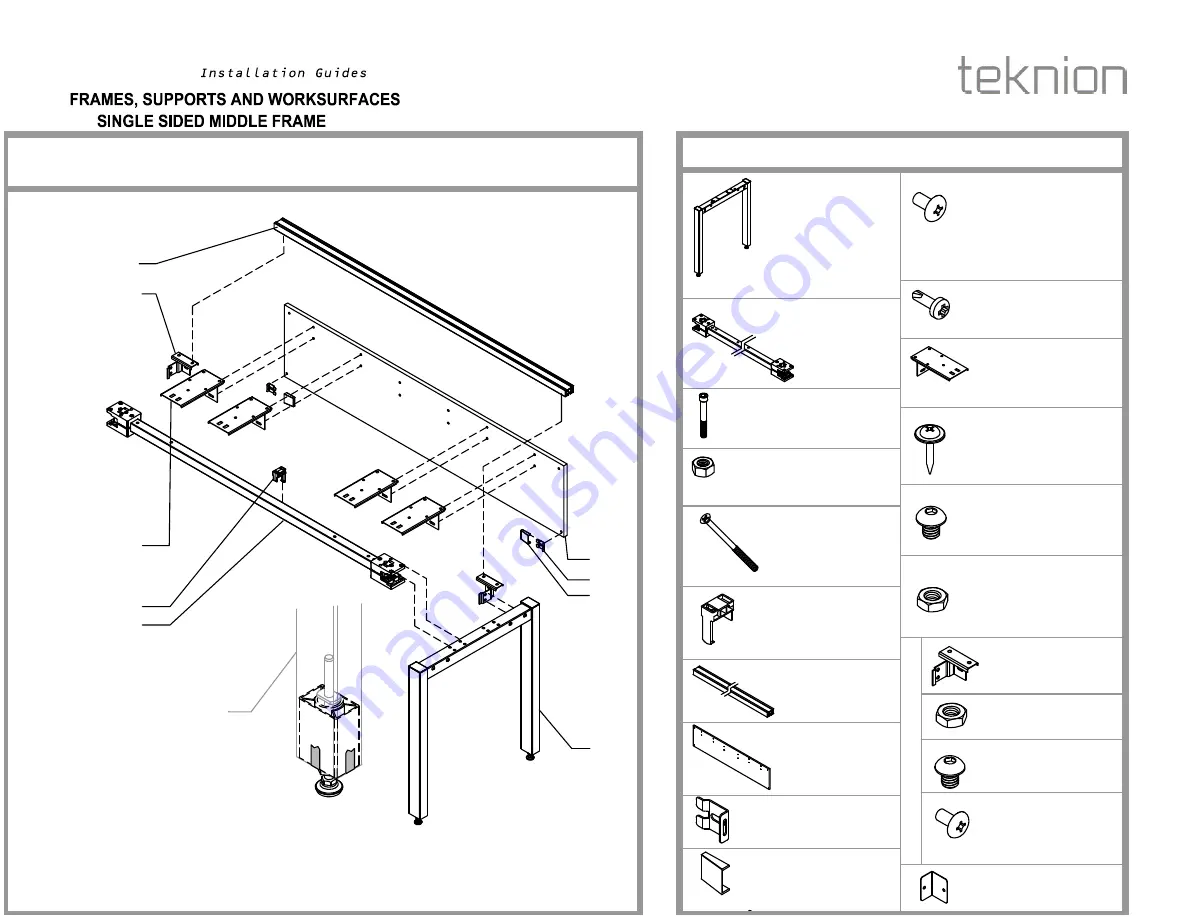 Teknion Interpret WWSSB Installation Manuals Download Page 2