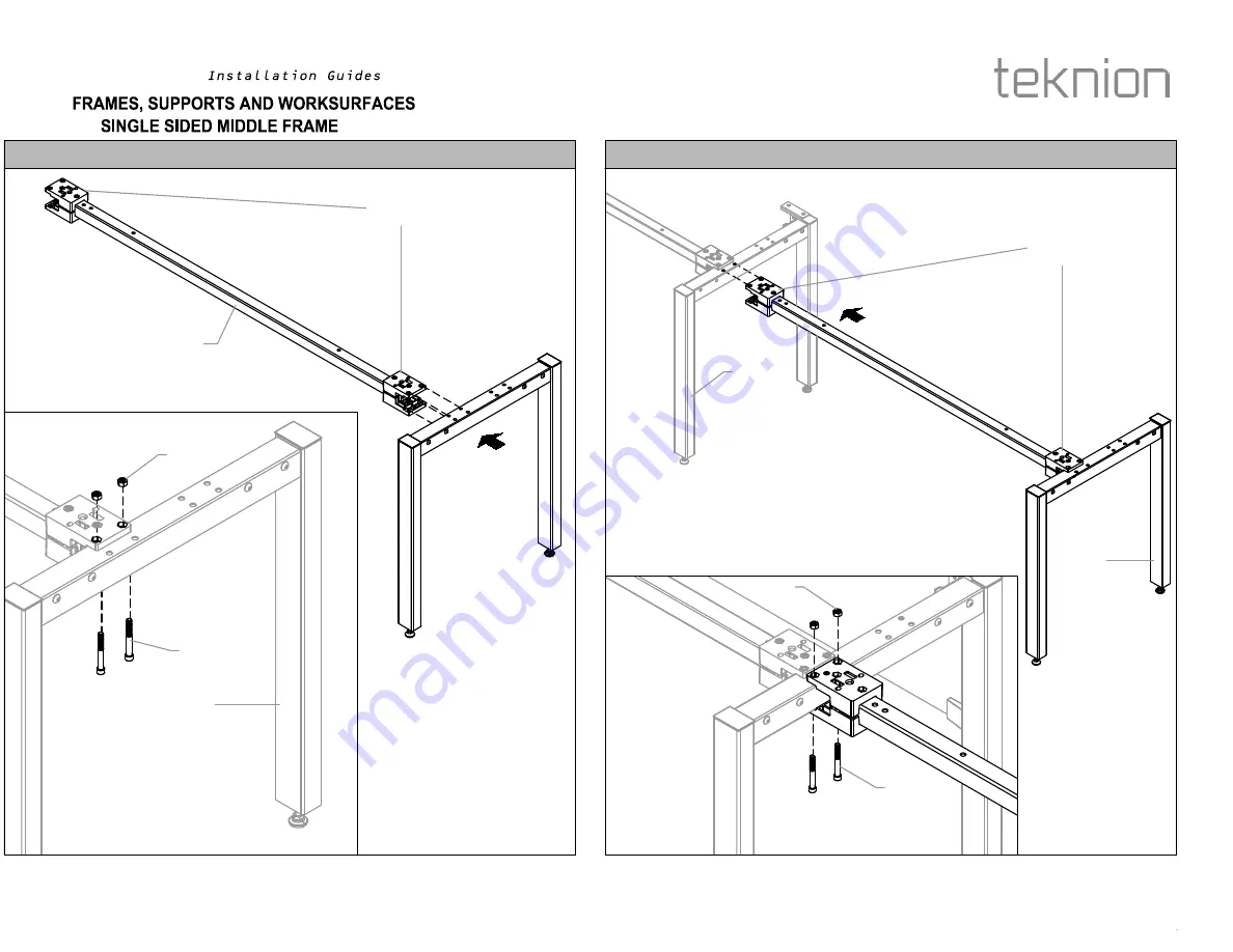 Teknion Interpret WWSSB Installation Manuals Download Page 11