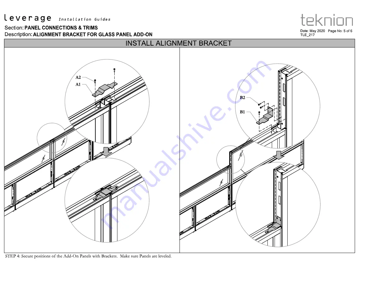 Teknion Leverage Installation Manuals Download Page 180