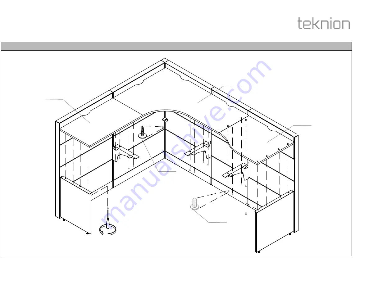 Teknion Leverage Installation Manuals Download Page 205