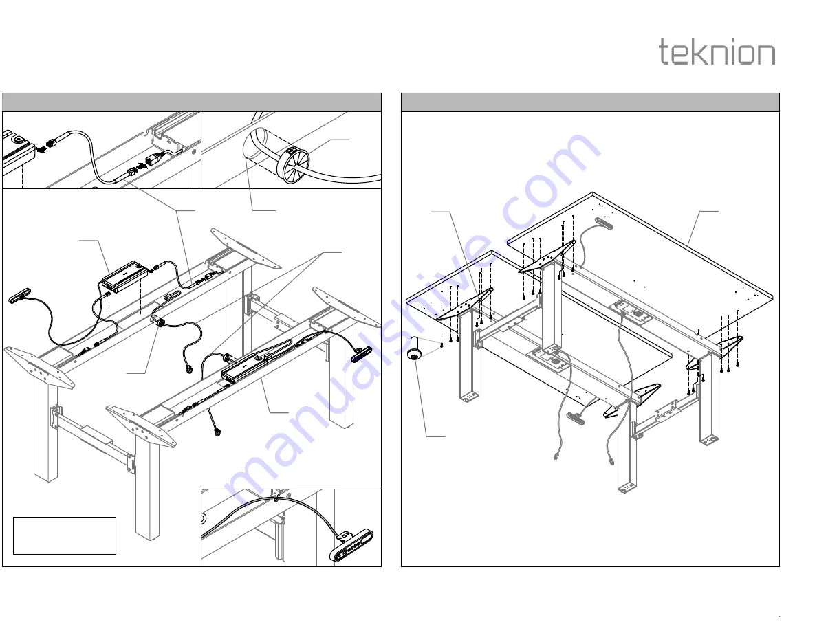 Teknion Livello Assembly Instructions Manual Download Page 8