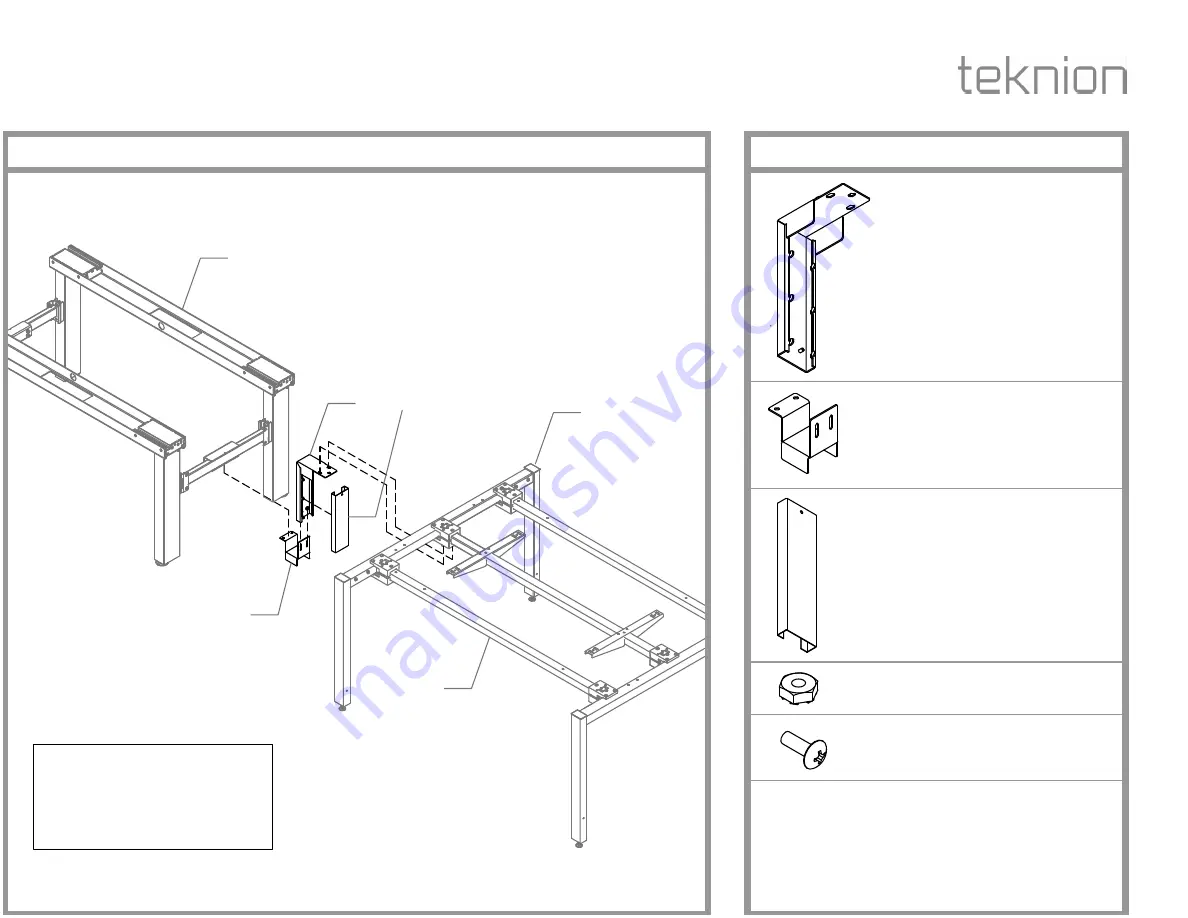 Teknion Livello Assembly Instructions Manual Download Page 10