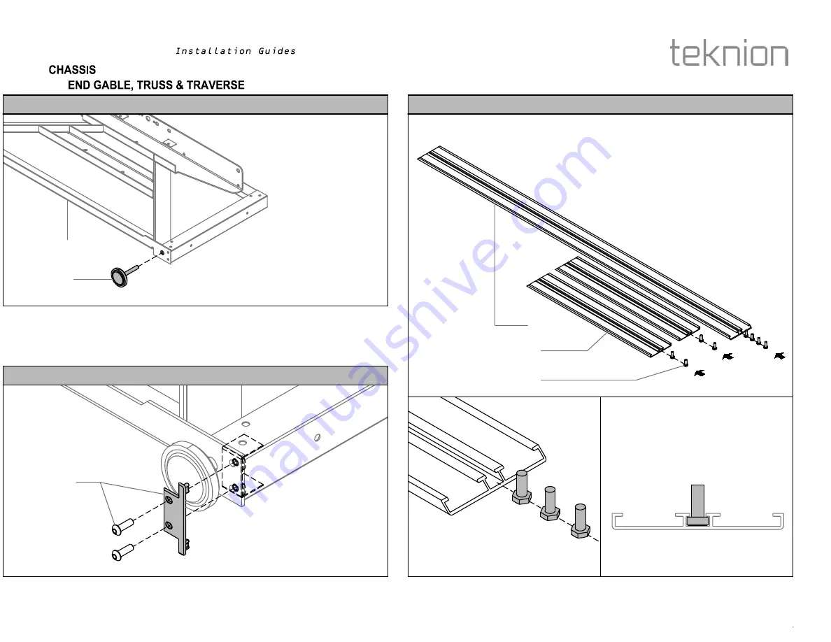 Teknion marketplace Series Installation Manuals Download Page 6