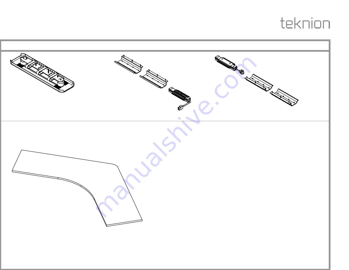 Teknion Navigate 120 HA Frame HNBFNT Installation Manuals Download Page 3