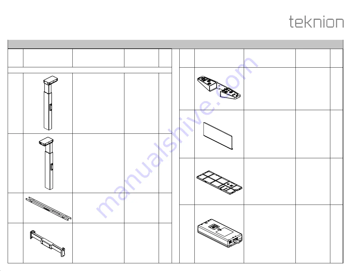 Teknion Navigate Скачать руководство пользователя страница 3