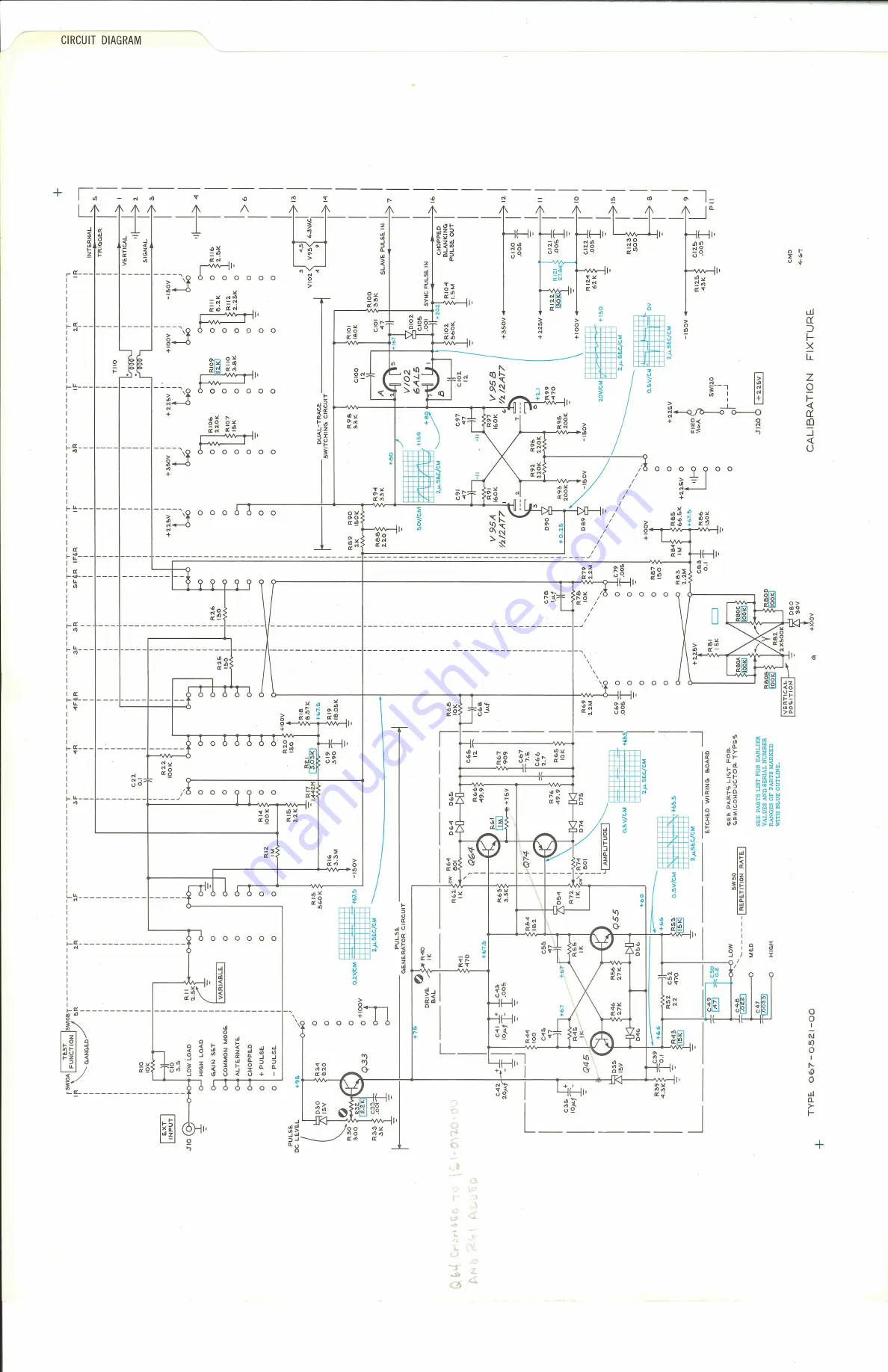 Tektronix 067-0521-00 Instruction Manual Download Page 46