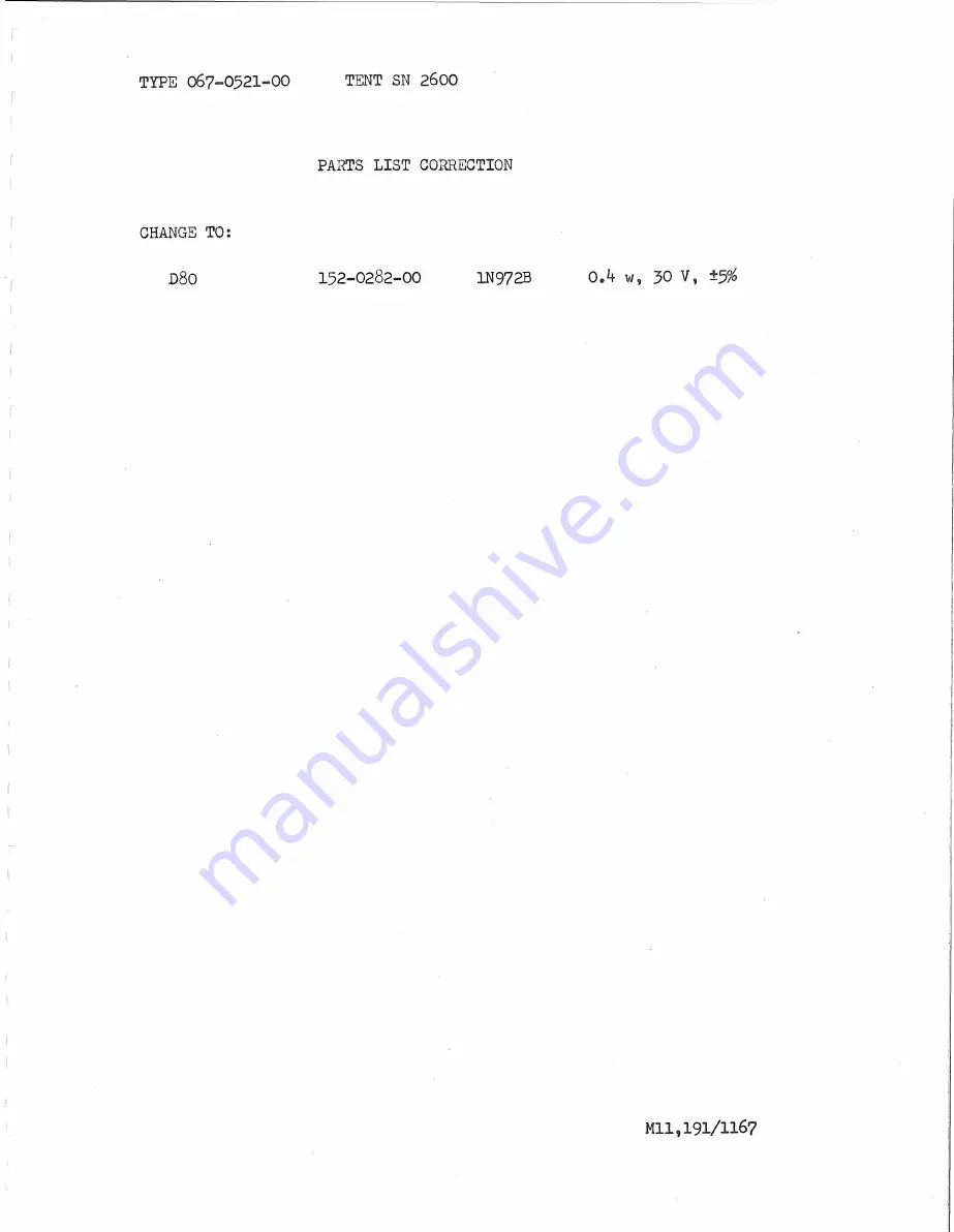 Tektronix 067-0521-00 Instruction Manual Download Page 50