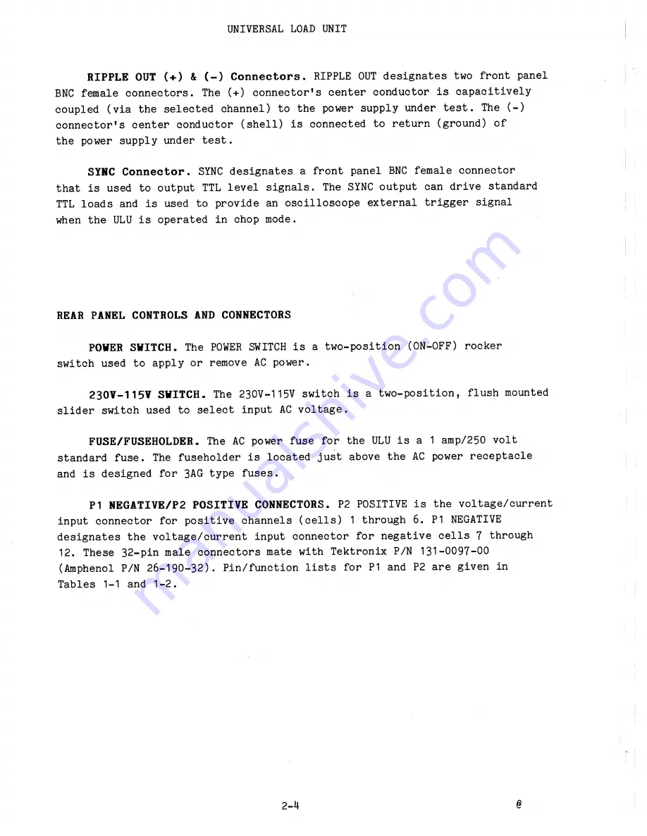 Tektronix 067-0883-99 Скачать руководство пользователя страница 14