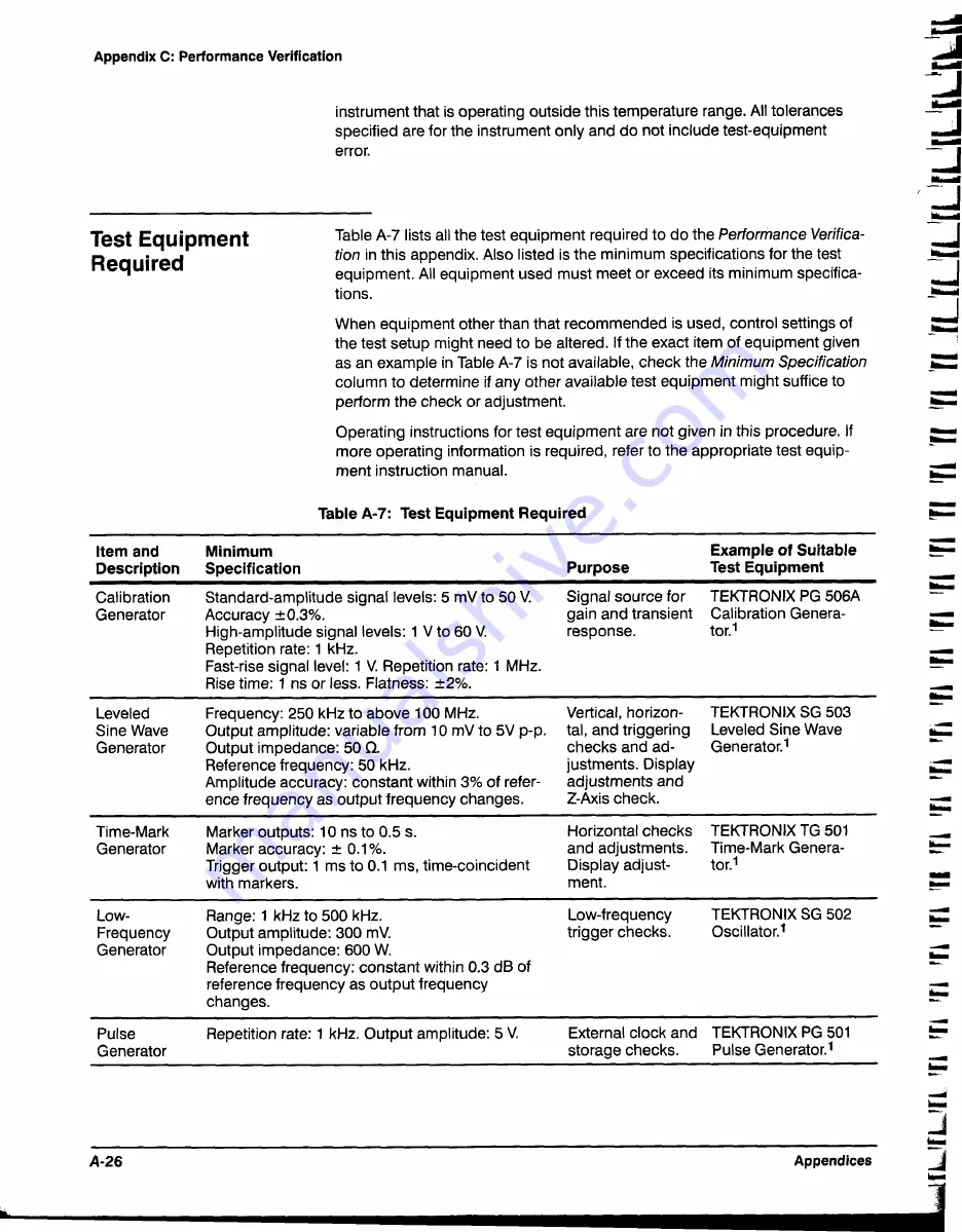 Tektronix 070-7066-02 User Manual Download Page 144