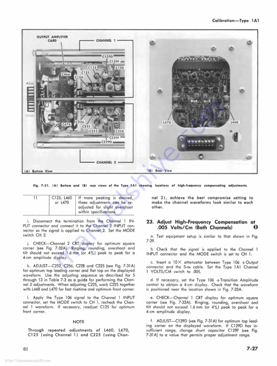 Tektronix 1A1 Скачать руководство пользователя страница 90