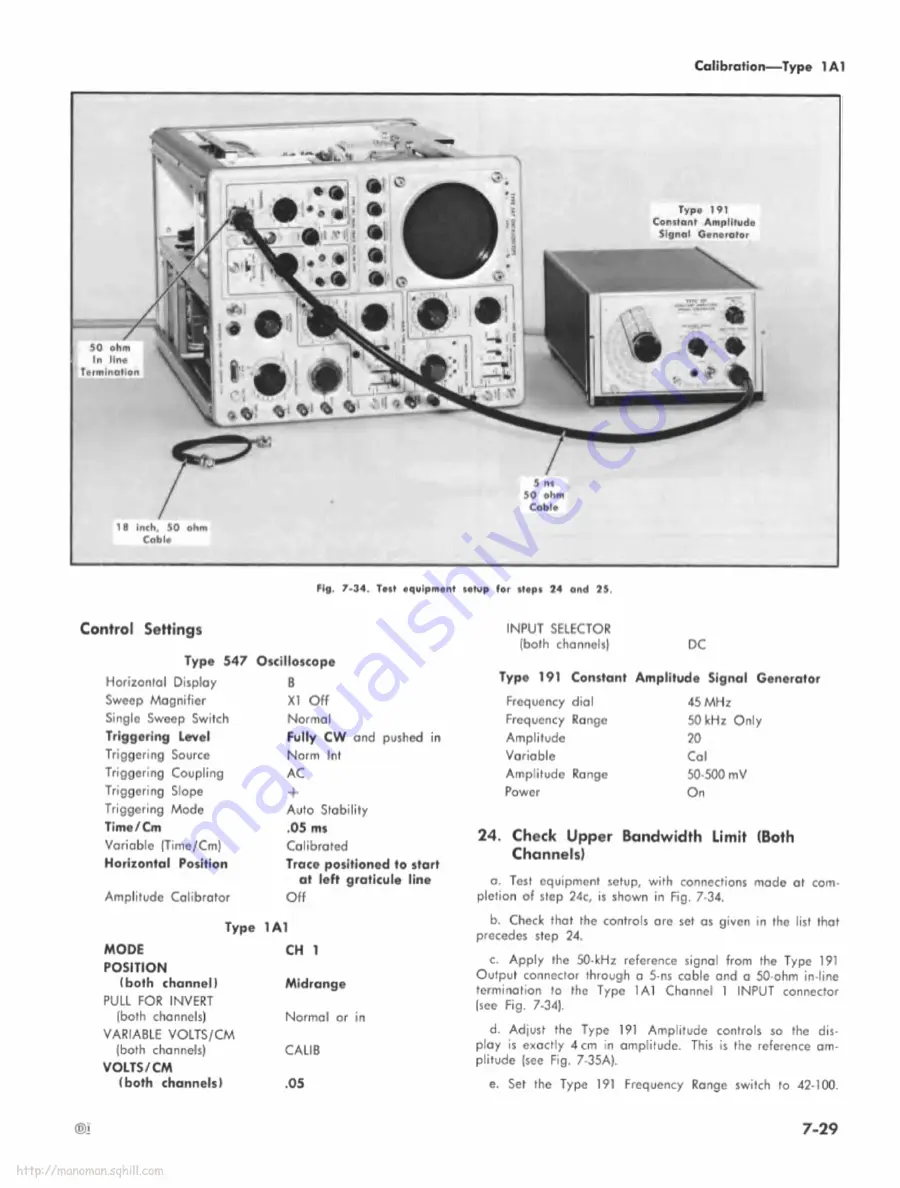 Tektronix 1A1 Скачать руководство пользователя страница 92