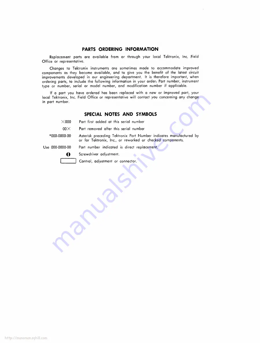 Tektronix 1A1 Instruction Manual Download Page 98