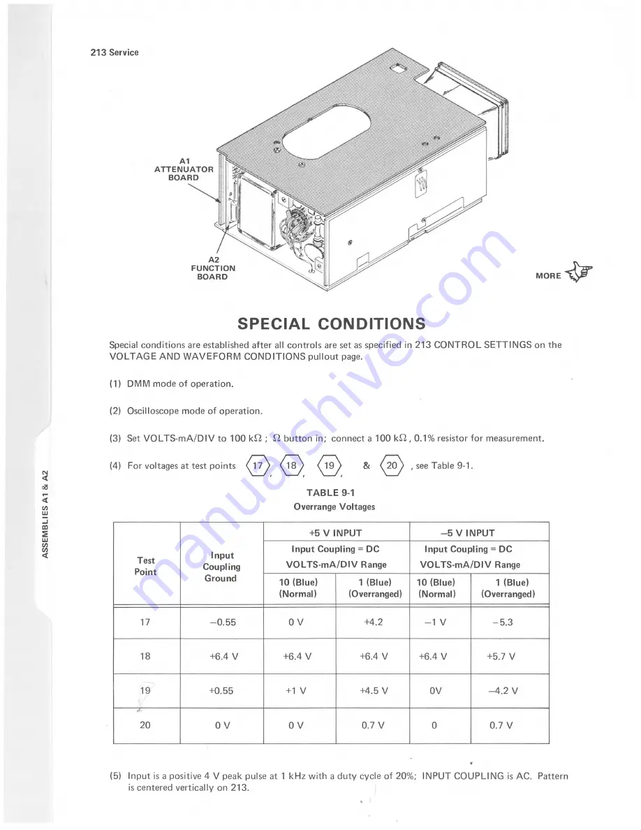 Tektronix 213 DMM Скачать руководство пользователя страница 108