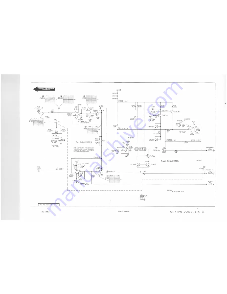 Tektronix 213 DMM Скачать руководство пользователя страница 115