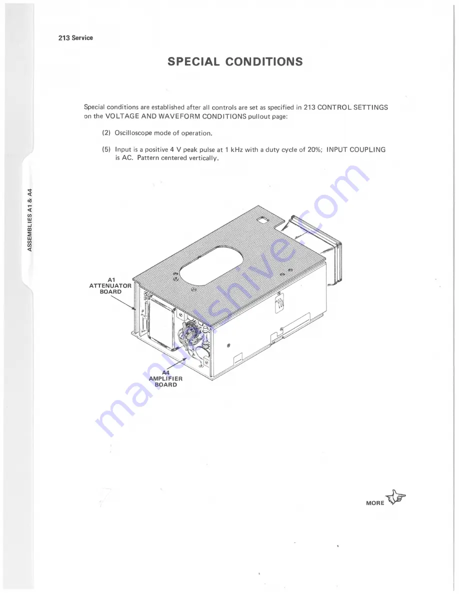 Tektronix 213 DMM Instruction Manual Download Page 120