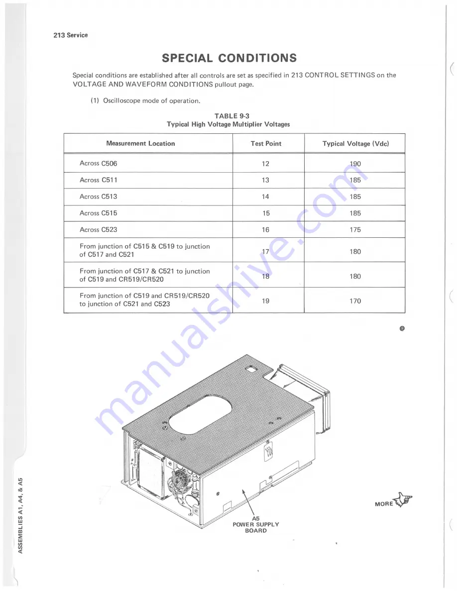 Tektronix 213 DMM Instruction Manual Download Page 128