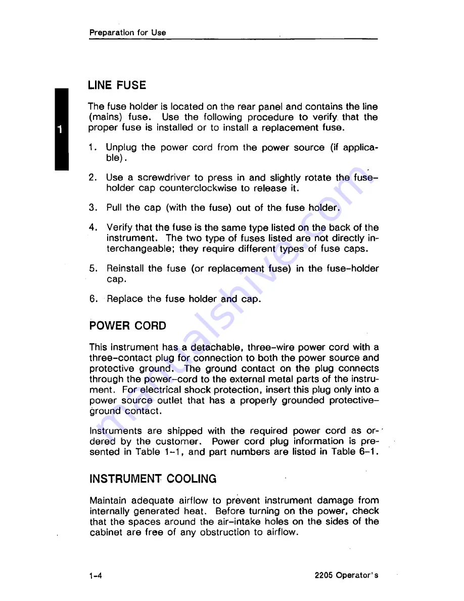 Tektronix 2205 Operator'S Manual Download Page 19