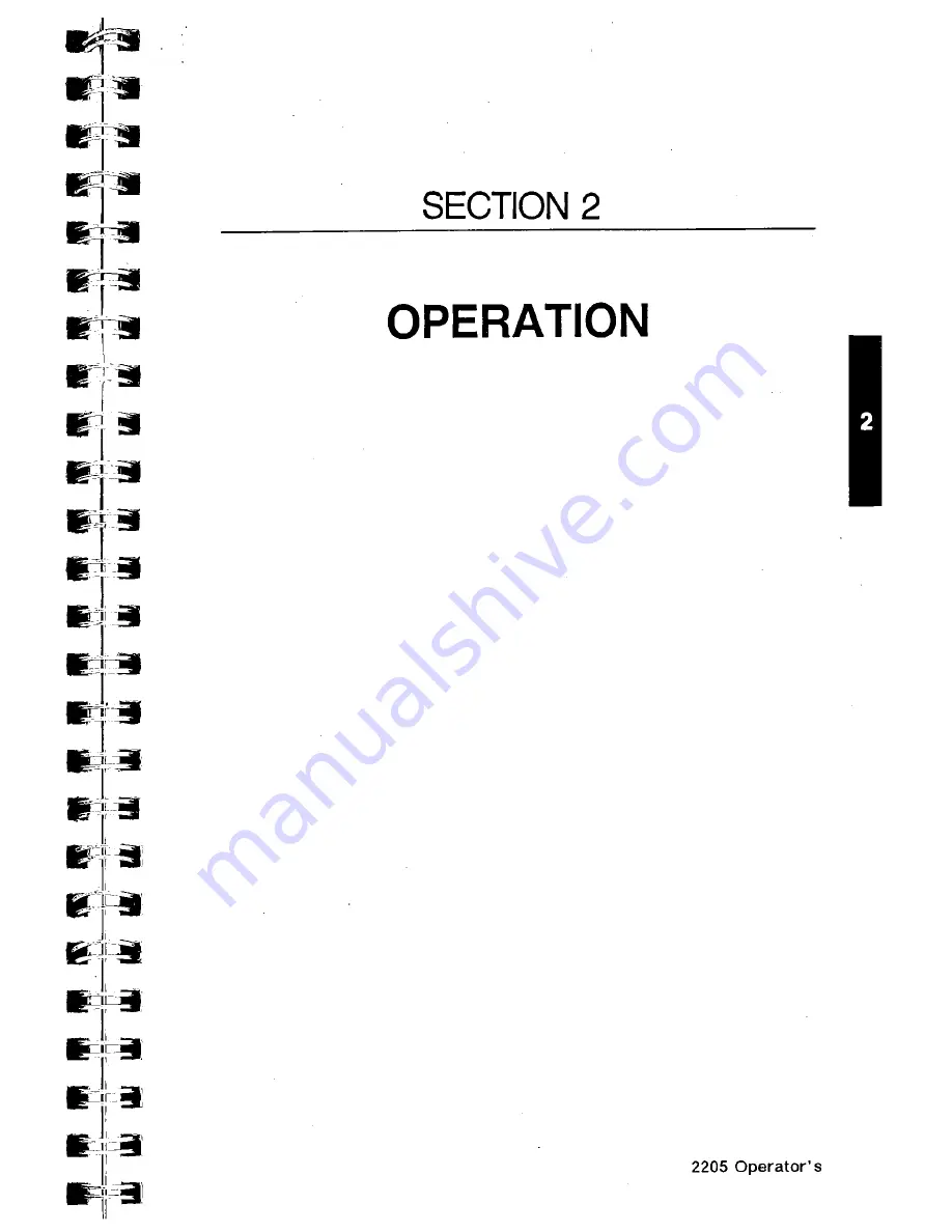 Tektronix 2205 Operator'S Manual Download Page 22