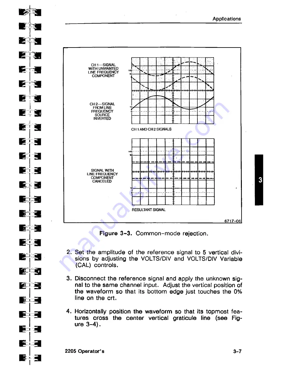 Tektronix 2205 Operator'S Manual Download Page 47