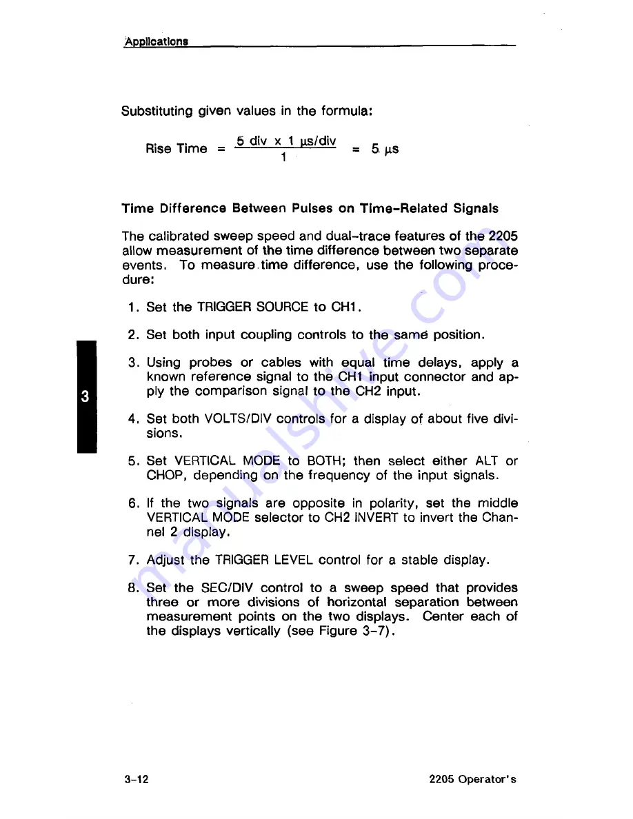 Tektronix 2205 Скачать руководство пользователя страница 52